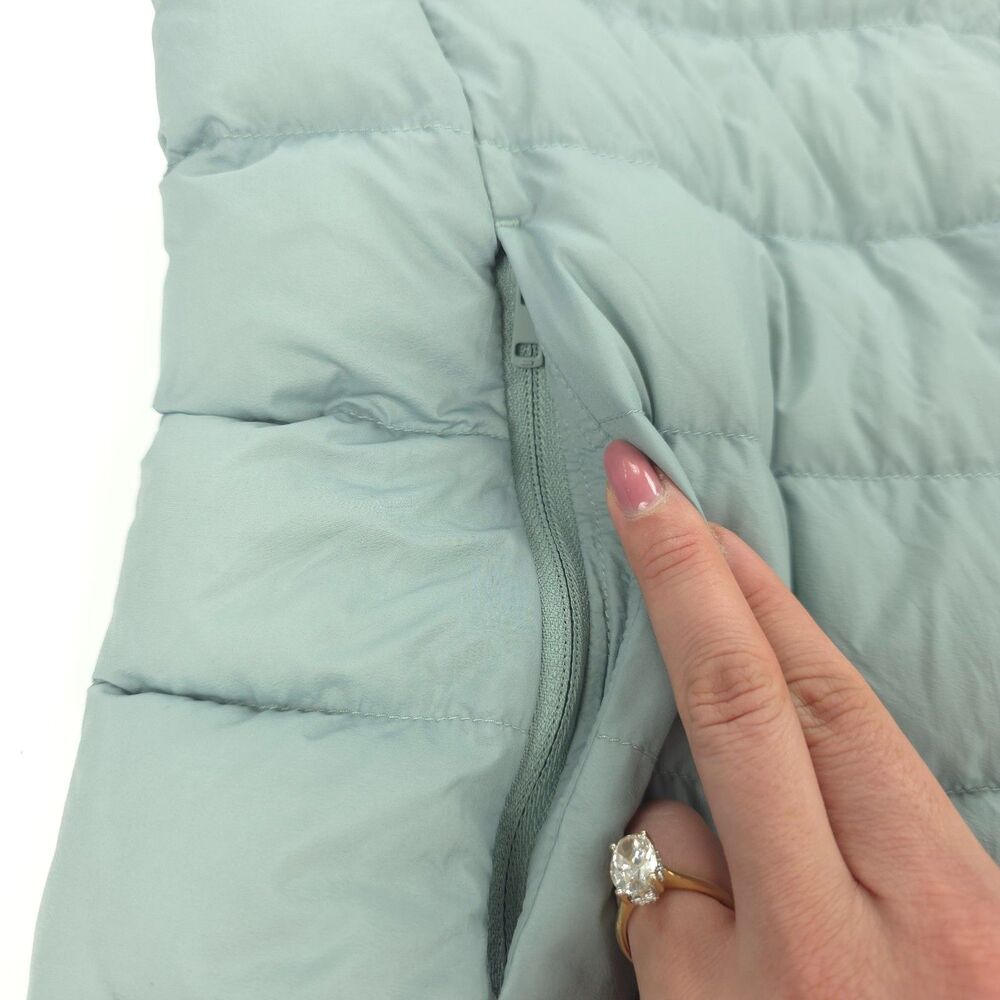 UNIQLO Ultra Light Down Puffer Vest DWR Quilted Soft Shell Minimal Gorpcore Sage - Picture 5 of 9